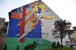 Powstawanie muralu przy ul. Garncarskiej /fot. RK